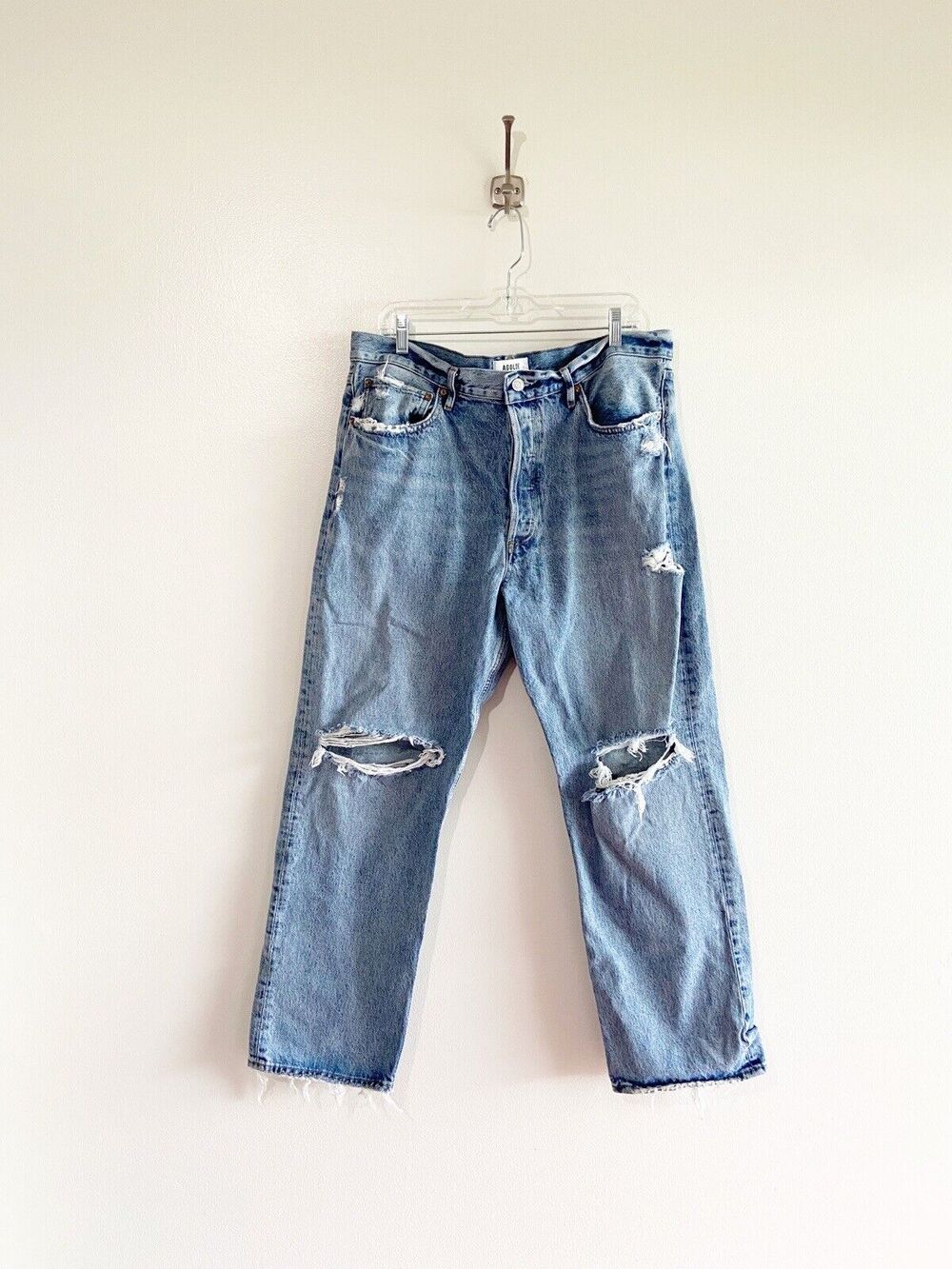 Agolde 90s High Rise Straight Leg Jeans A069D 1206 Isolate 32